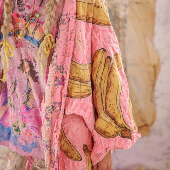 🍌NWT MAGNOLIA PEARL Funk N' Junk Vijji Kimono🍌 - Picture 4 of 7